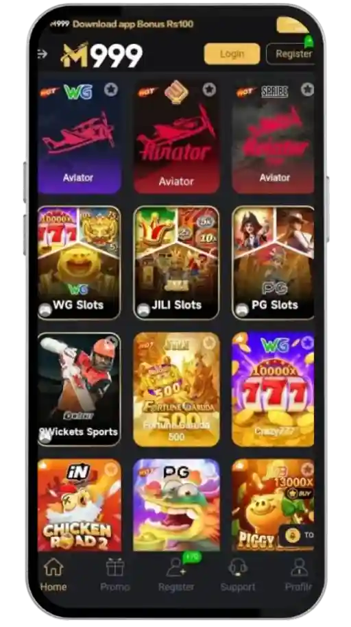M999 Game APK Download – Pakistan's Real-Earning App 2026 3 M999 App covers a wide range of game types. Here's what you'll find inside the app: