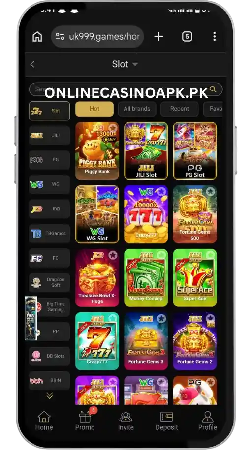 games you can paly on UK999 App