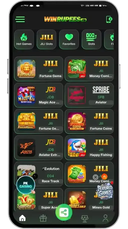 Win Rupees popular games